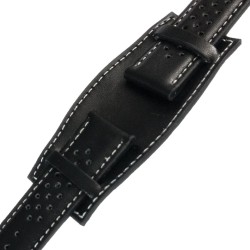 Λουράκι Δερμάτινο A-160BK 18mm Μαύρο