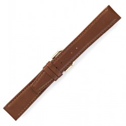 ΥΠΟΑΛΛΕΡΓΙΚΟ ΔΕΡΜΑΤΙΝΟ ΛΟΥΡΑΚI 0138TB 18mm ΑΝΟΙΧΤΟ ΚΑΦΕ