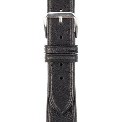 Λουράκι Δερμάτινο 14mm Tzevelion 103/56 Μαύρο