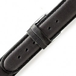 Λουράκι Δερμάτινο 18mm 0181BK Μαύρο