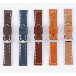 ΛΟΥΡΑΚI ΔΕΡΜΑΤΙΝΟ 457BR ΚΑΦΕ 20 mm