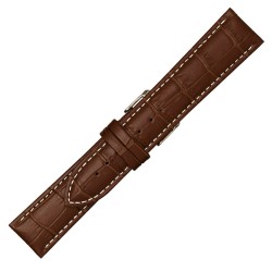 Λουράκι Δερμάτινο 0502BR 20mm Καφέ