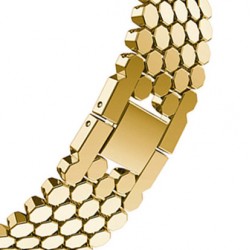 Μπρασελέ Ατσάλινο B020122GL 22mm κατάλληλο για Smartwatch Χρυσαφί