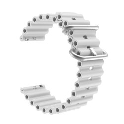 Λουράκι Σιλικόνης 8865GR 22mm Γκρί εύκολης αλλαγής