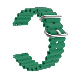Λουράκι Σιλικόνης 8865GN 22mm Πράσινο εύκολης αλλαγής