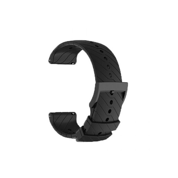 Λουράκι Σιλικόνης 24mm για Smartwatch Μαύρο 8847
