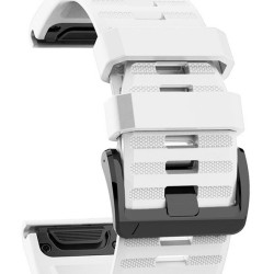 Λουράκι Σιλικόνης 8848 26mm Εύκολης Αλλαγής Λευκό