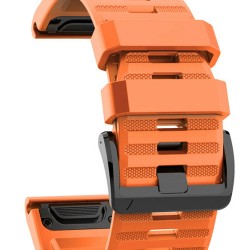 Λουράκι Σιλικόνης 8848 26mm Εύκολης Αλλαγής Πορτοκαλί