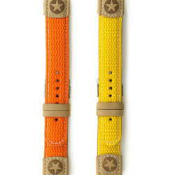 Λουράκι Υφασμάτινο 042918YL 18mm Κίτρινο