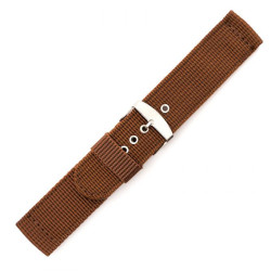 Λουράκι Υφασμάτινο 0507BR 22mm Καφέ