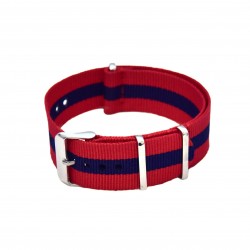 ΛΟΥΡΑΚI ΥΦΑΣΜΑΤΙΝΟ ΠΕΡΑΣΤΟ S151-RDBL ΚΟΚΚΙΝΟ ΜΠΛΕ 20 mm