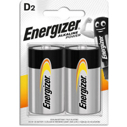 ENERGIZER ΜΠΑΤΑΡΙΕΣ ALKALINE POWER D 1.5V 2τμχ