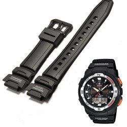 CASIO ΛΟΥΡΑΚΙ SGW-500-1 ΜΑΥΡΟ