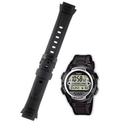 CASIO ΛΟΥΡΑΚΙ W-756 ΜΑΥΡΟ